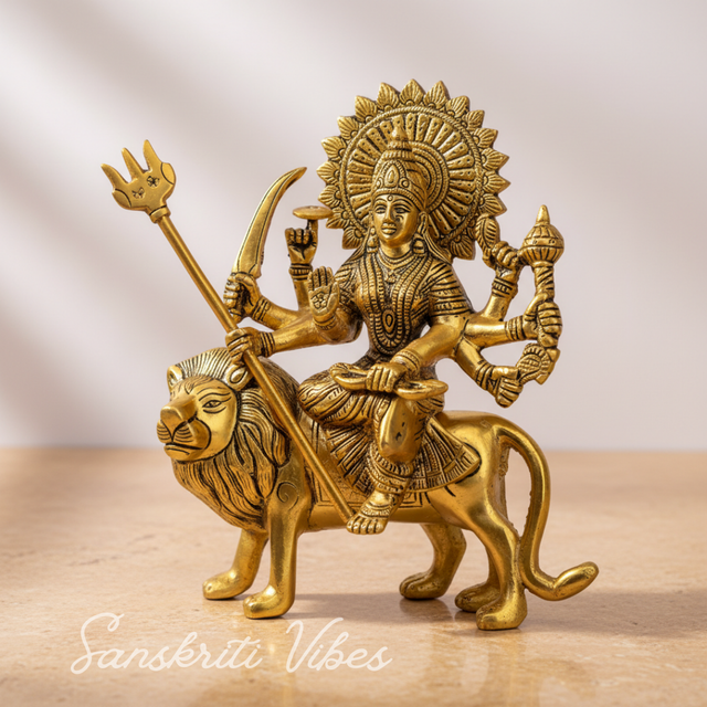 Durga Maa Murti Idol Decorative Showpiece - Retail Maharaj