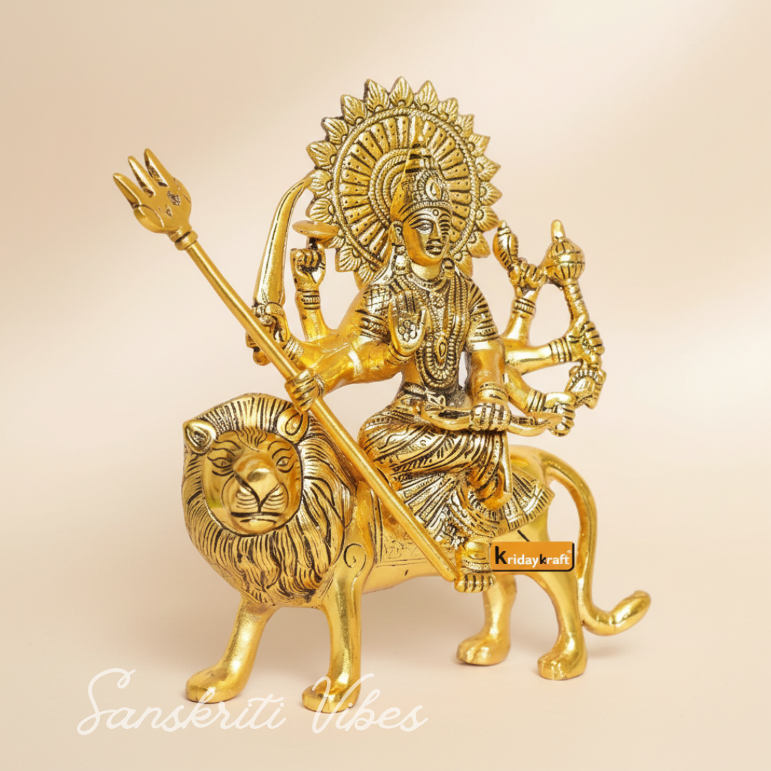 Durga Maa Murti Idol Decorative Showpiece - Retail Maharaj