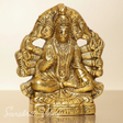 Metal Panchmukhi Hanuman Ji Murti / Panchmukhi Bajrangbali - 13 Cm (Aluminium) - Retail Maharaj