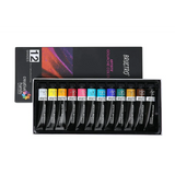 Brustro Artists Gouache Colour Paint Set 12 Colours 12ml Tubes - Retail Maharaj