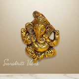 Handicraft Wall Hanging Ganesha Ji For Rooms - Retail Maharaj