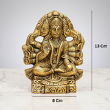 Metal Panchmukhi Hanuman Ji Murti Bajrangbali Idol Door Entrance Statue for Home Decor Gifting Protection from Evil Eye - Sanskriti Vibes - Retail Maharaj