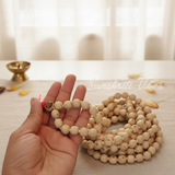 1008+1 Beads Pure Neem Fine Quality Japa Mala Natural Neem Wood Rosary for Jap Meditation and Spiritual Healing - Retail Maharaj