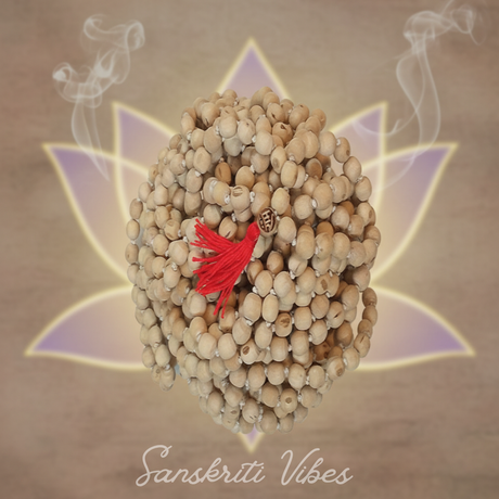 1008+1 Beads Pure Neem Fine Quality Japa Mala Natural Neem Wood Rosary for Jap Meditation and Spiritual Healing - Retail Maharaj