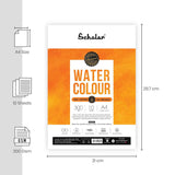 Scholar 100% Cotton Watercolour Hot Pressed Paper Loose Sheets 300 GSM – Smooth Surface - Retail Maharaj