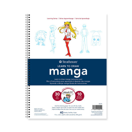 Strathmore Learn to Draw Cartoon Manga and Animal Instructional Art Pads - Retail Maharaj