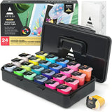 Arteza Jelly Gouache Colour Paint Set 24 Tubs 30ml Each - Retail Maharaj
