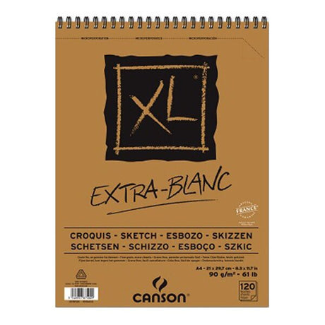 Canson XL Croquis and Extra White Sketch Pads 90 GSM Artist Drawing Paper - Retail Maharaj
