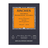 Arches Aquarelle Watercolour Rough Grain Paper Pad Open Stock 12 Sheets - Retail Maharaj
