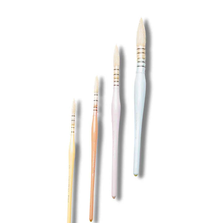 Stationerie Artists' Natural White Goat Hair Mop Set of 4 - Retail Maharaj