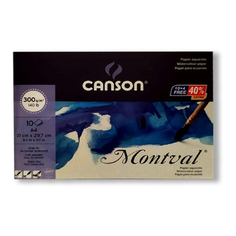 Canson Montval Watercolour Paper Cut Pack 300 GSM Open Stock A5 A4 A3 - Retail Maharaj