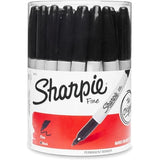 Sharpie Fine Point Permanent Markers Black Pack of 36 - Retail Maharaj