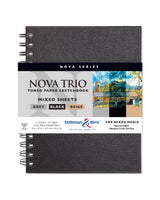 Stillman Birn Trio Nova Series Toned Sketchbook Wirebound - Retail Maharaj