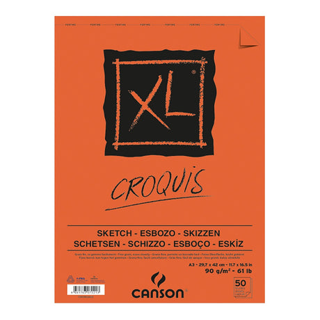 Canson XL Croquis and Extra White Sketch Pads 90 GSM Artist Drawing Paper - Retail Maharaj