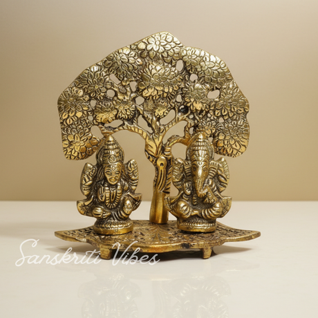 Laxmi Ganesha Metal Statue/Murti For Diwali Pooja & Home Decor - Retail Maharaj