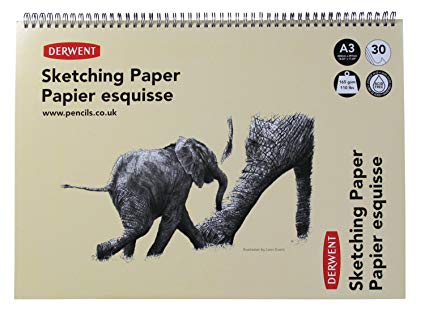 Derwent Sketch Pad Wire Bound Drawing Paper 165 GSM - Retail Maharaj