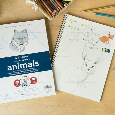 Strathmore Learn to Draw Cartoon Manga and Animal Instructional Art Pads - Retail Maharaj