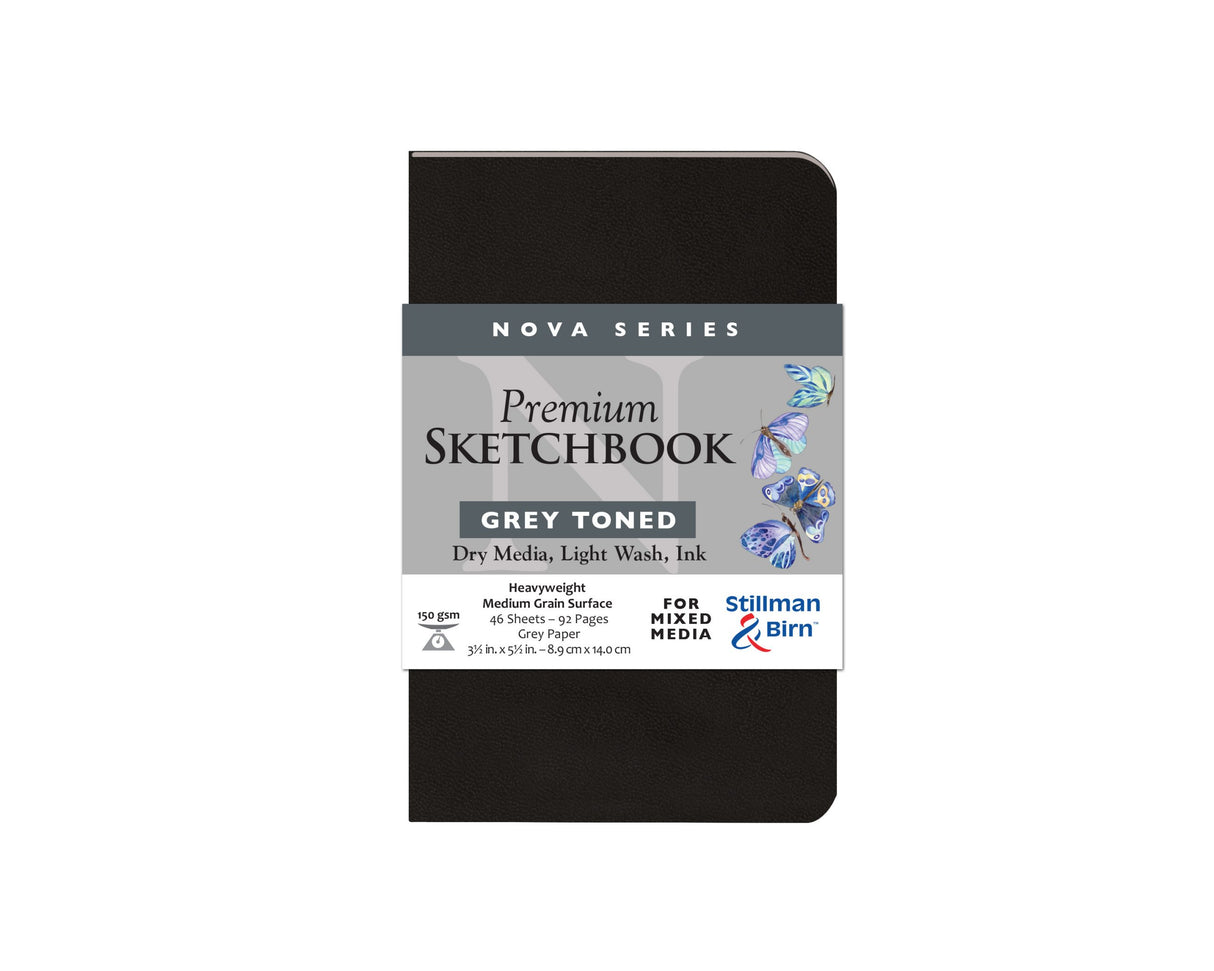 Stillman Birn Grey Nova Series Medium Grain Sketchbook Open Stock - Retail Maharaj