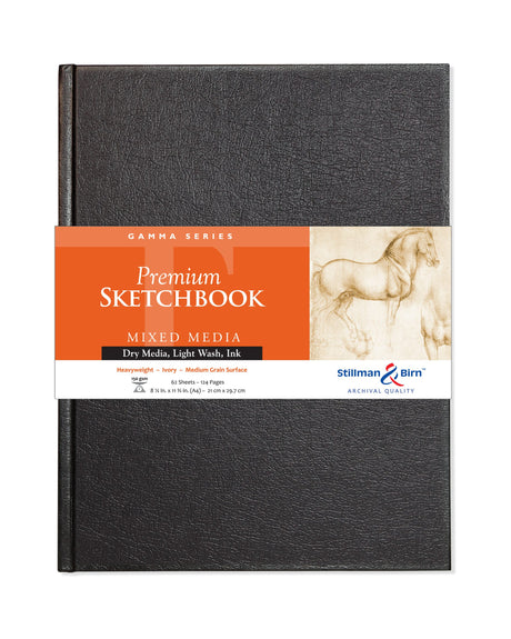Stillman Birn Gamma Series Ivory Medium Grain Sketchbook - Retail Maharaj