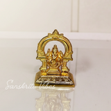 Handicraft Gold Plated Ganesha Ji for Pooja Room Showpiece for Table Office Decorative and Gift for House Warming Anniversaries - Retail Maharaj