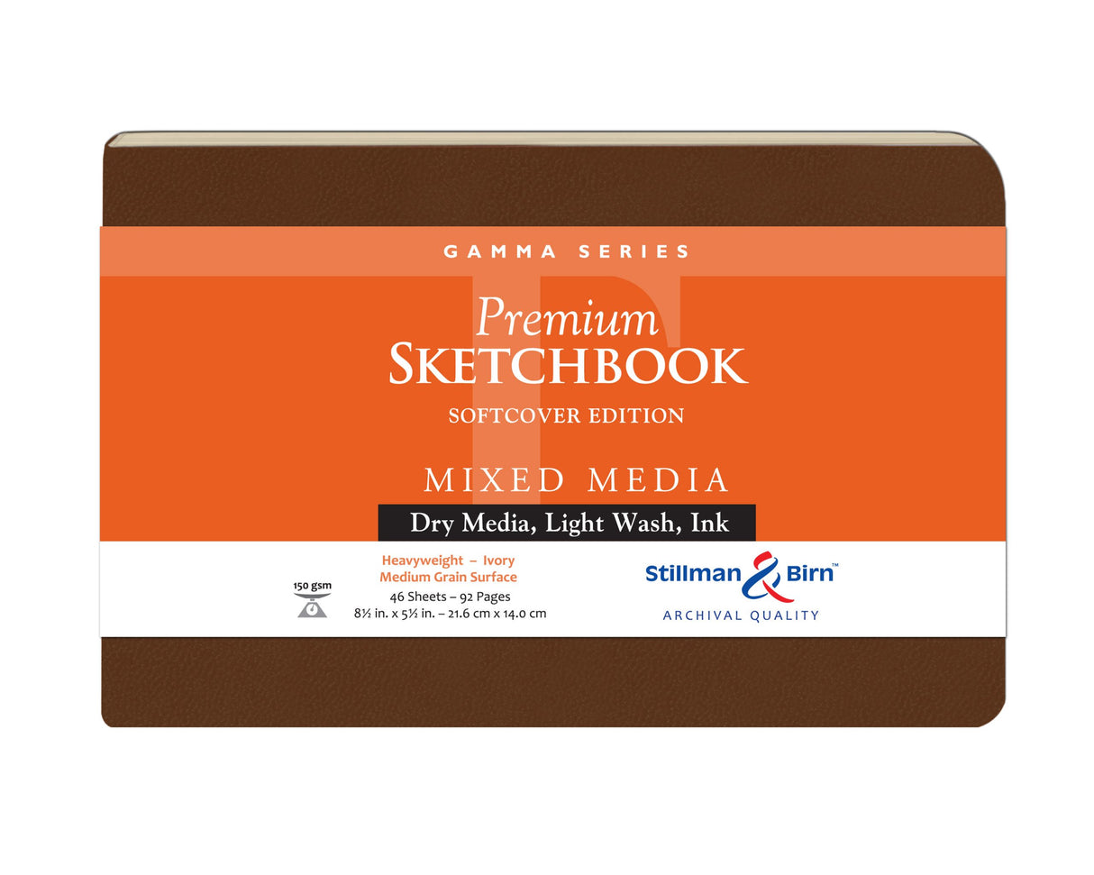 Stillman Birn Gamma Series Ivory Medium Grain Sketchbook - Retail Maharaj
