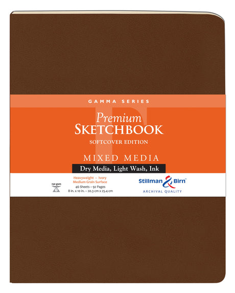 Stillman Birn Gamma Series Ivory Medium Grain Sketchbook - Retail Maharaj
