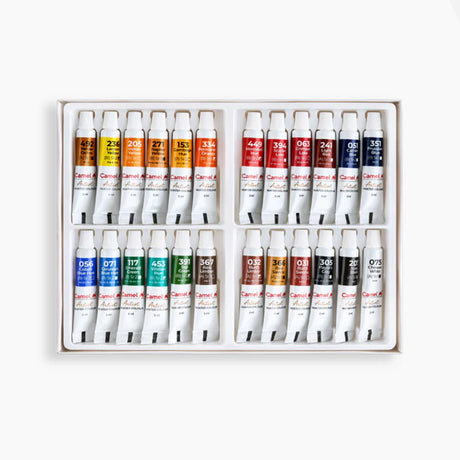 Camel Artist Water Colours Assorted Set of 18 Tubes in 9 ml - Retail Maharaj