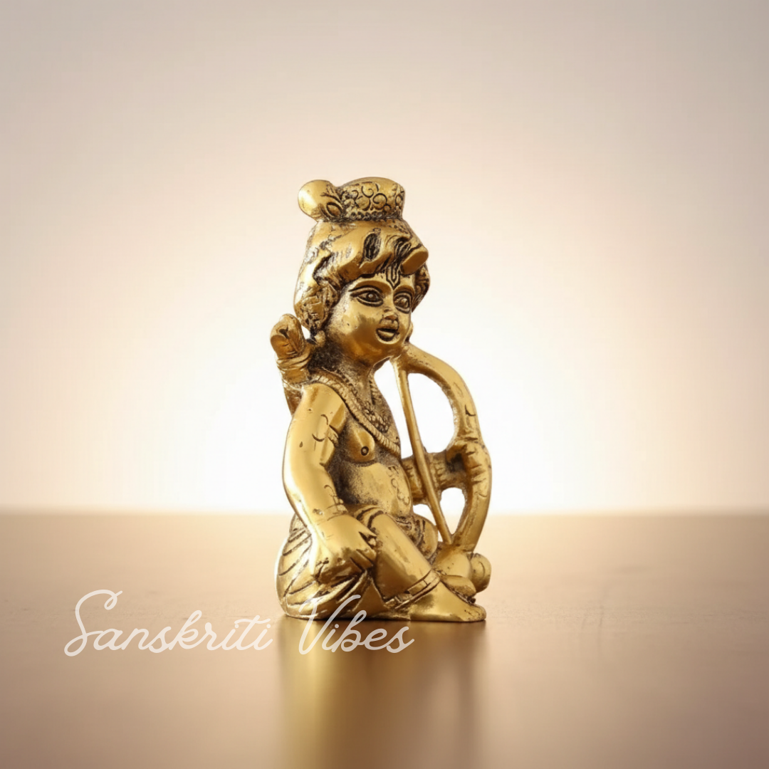 Prince White Metal Ram Ji With Dhanush Gold Plated Decorative Showpiece - 15 Cm (Aluminium) - Retail Maharaj