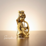 Prince White Metal Ram Ji With Dhanush Gold Plated Decorative Showpiece - 15 Cm (Aluminium) - Retail Maharaj