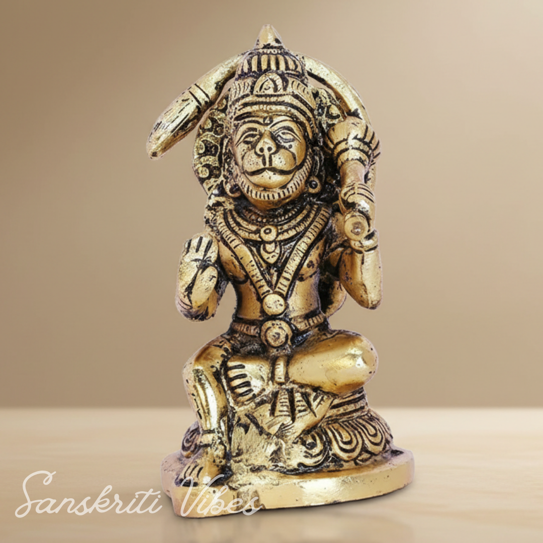 Hanuman Ji Metal Statue Decorative Showpiece - Retail Maharaj