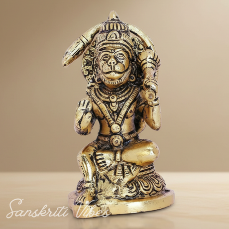 Hanuman Ji Metal Statue Decorative Showpiece - Retail Maharaj