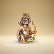 Prince White Metal Ram Ji With Dhanush Gold Plated Decorative Showpiece - 15 Cm (Aluminium) - Retail Maharaj