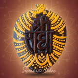 Shri Radha Vallabh Shri Harivansh Naam Sewa Rama Tulsi Wood Idol – Handcrafted Statue for Home Temple - Retail Maharaj