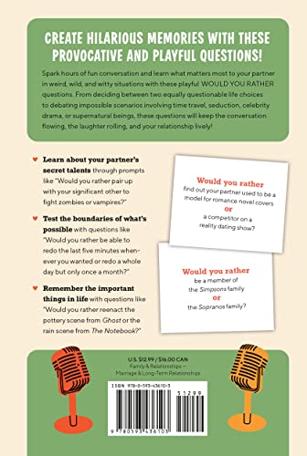 Would You Rather? Questions for Couples: Laugh and Grow Closer with Fun Conversations - Retail Maharaj