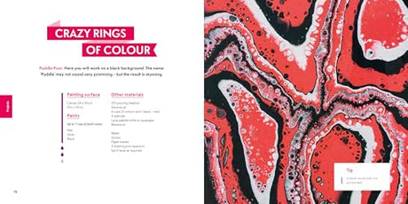 Acrylic Paint Pouring: 16 Fluid Painting Projects & Creative Techniques - Retail Maharaj