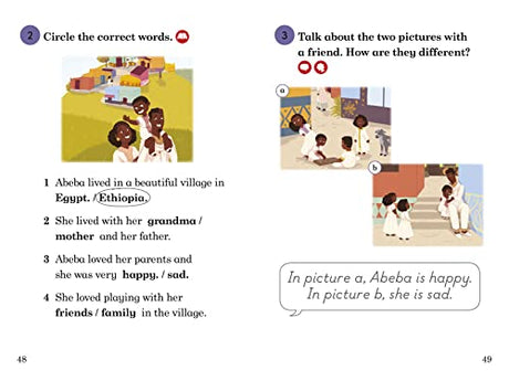 Ladybird Readers Level 3 - Tales from Africa - The Cheetah's Whisker (ELT Graded Reader) - Retail Maharaj