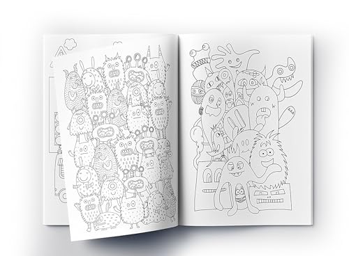 Doodle Coloring For Kids - Blue Edition - Retail Maharaj