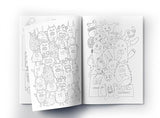 Doodle Coloring For Kids - Blue Edition - Retail Maharaj