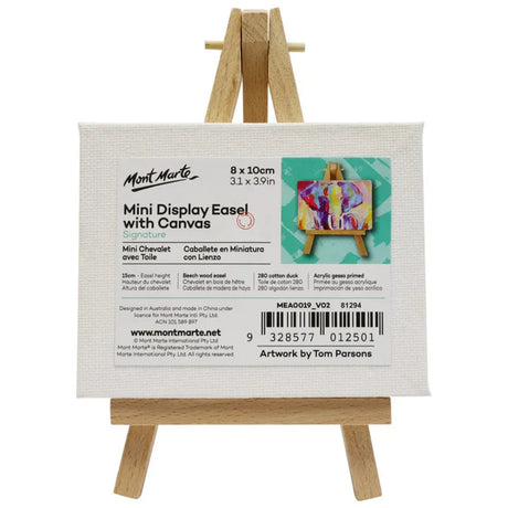 Retail Maharaj Mini Display Easel with Canvas Signature 8x10cm - Retail Maharaj