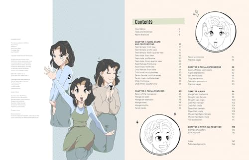 Draw Manga Faces, Heads and Hairstyles: The Workbook - Retail Maharaj