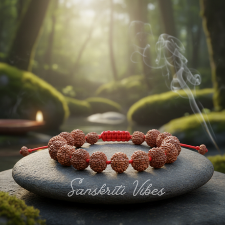 1 to 14 Mukhi Sarv Siddha Rudraksha Bracelet Lab Certified Powerful Spiritual Healing Protection Wrist Band - Retail Maharaj