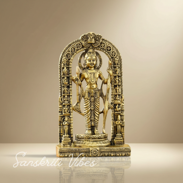 Ayodhyawasi Shree Ram Lalla Murti God Idol Ayodhya Shree Ram Statue for Home Decor Living Room - Retail Maharaj
