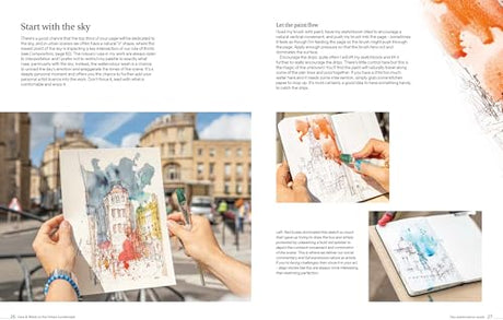 Line and Wash in the Urban Landscape: Sketching With Watercolour and Ink - Retail Maharaj