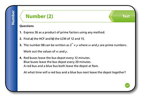 AQA GCSE 9-1 Maths Foundation Revision Cards: Ideal for the 2024 and 2025 exams (Collins GCSE Grade 9-1 Revision) - Retail Maharaj