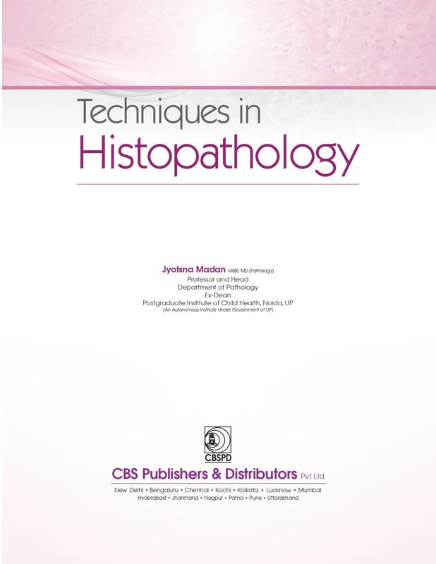Techniques in Histopathology - Retail Maharaj