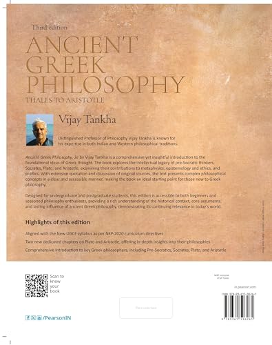 Ancient Greek Philosophy: Thales to Aristotle | 3rd Edition | - Pearson - Retail Maharaj