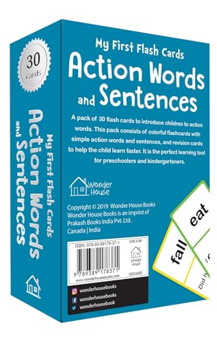 My First Flash Cards: Action Words and Sentences (Flash Cards For Children) - Retail Maharaj