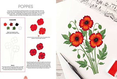 Simply Paint Flowers: 25 inspiring designs in easy steps - Retail Maharaj