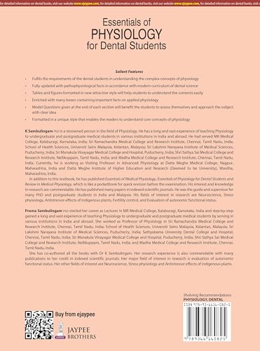 ESSENTIALS OF PHYSIOLOGY FOR DENTAL STUDENTS - Retail Maharaj