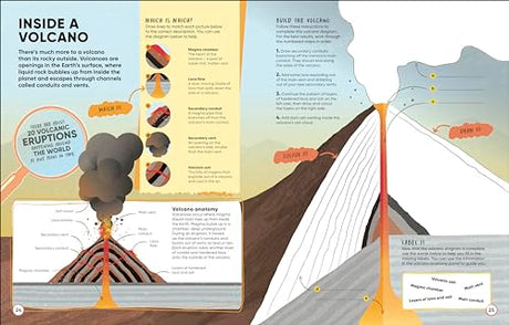 Brain Booster Volcanoes and Earthquakes: Over 100 Mind-Boggling Activities that Make Learning Easy and Fun - Retail Maharaj